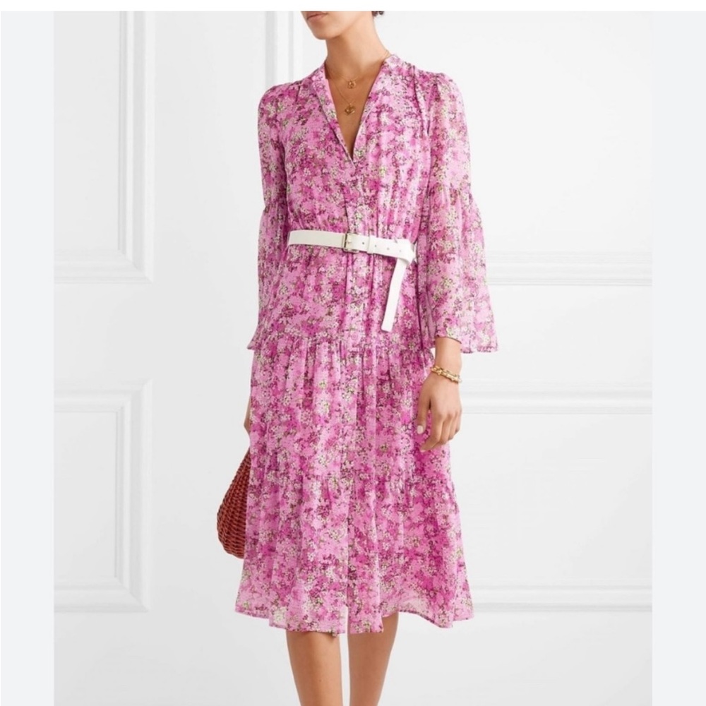 Michael Kors Pink Floral Dress Size 2